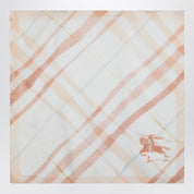 Burberry Silk scarf Watercolor effect check