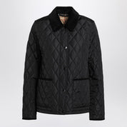 Veste en nylon matelassé noir Burberry