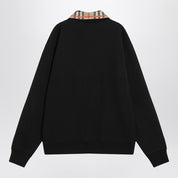 Burberry Half-zip sweatshirt black in cotton