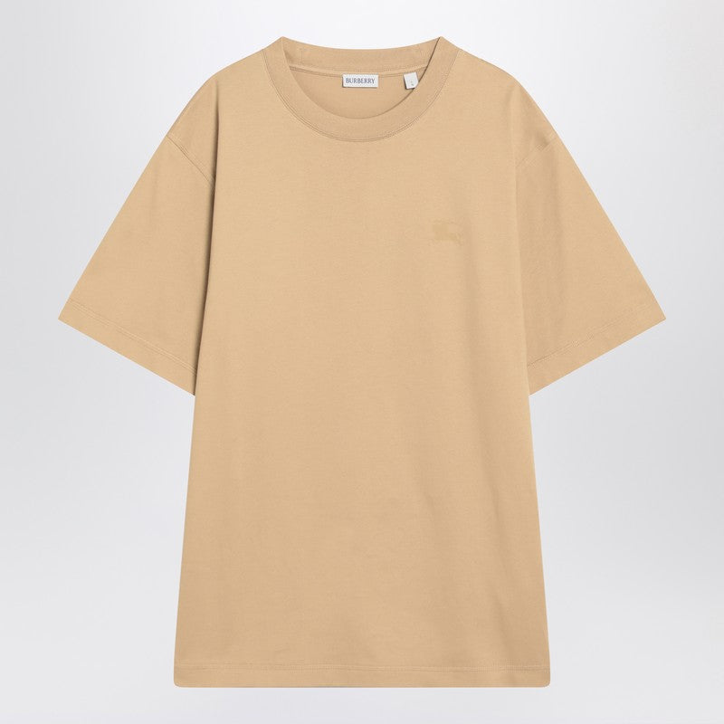 Burberry Beige short-sleeved T-shirt with EKD print