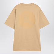 Burberry Beige short-sleeved T-shirt with EKD print