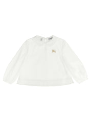 Burberry Cora Shirt - Girls' White Topwear, Ruffled Collar