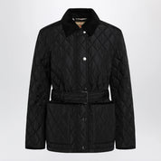 Burberry Black quilted nylon jacket