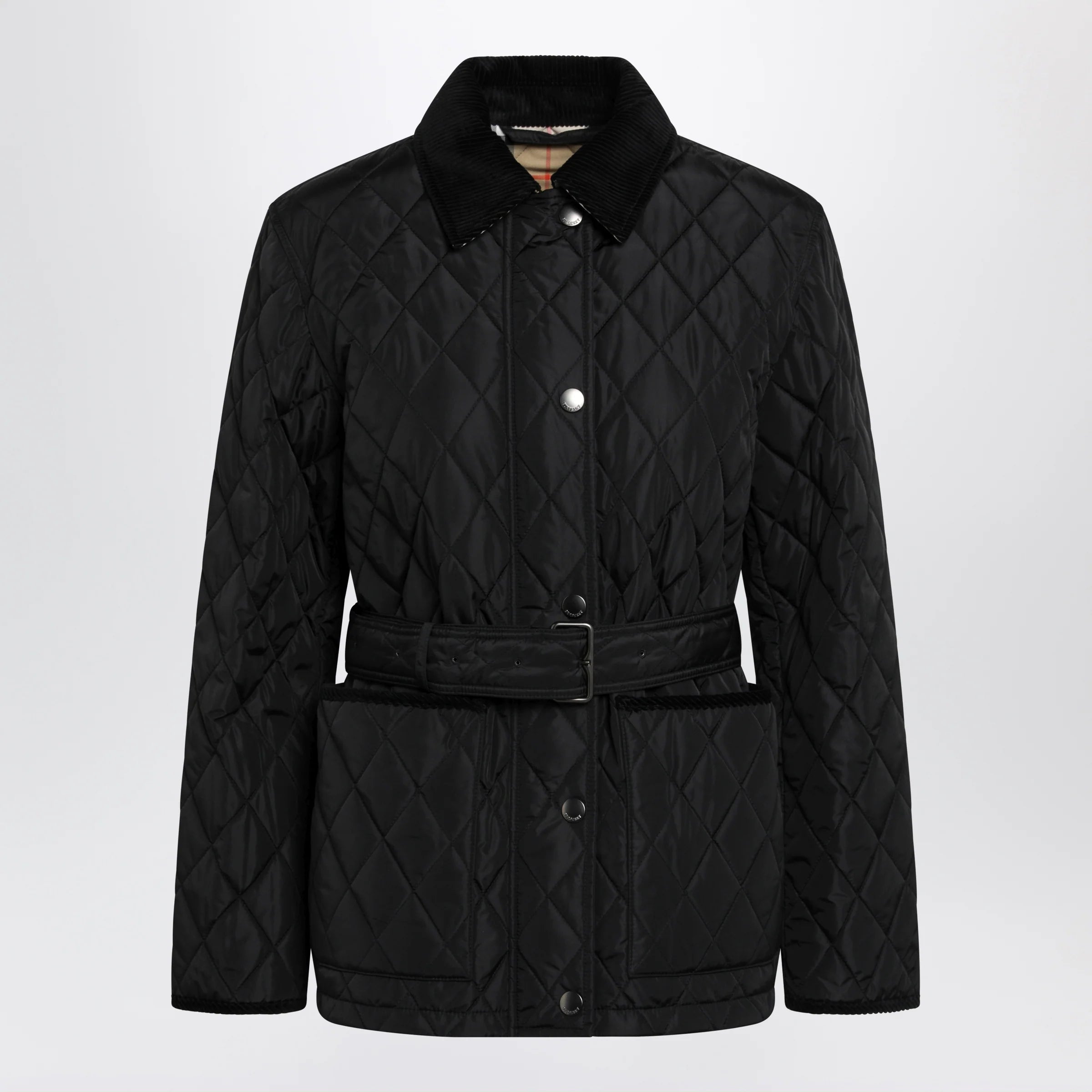 Burberry Black quilted nylon jacket