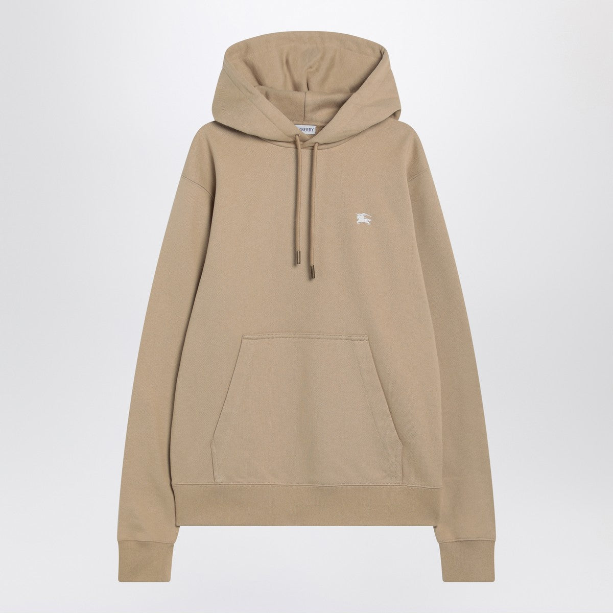 Burberry Knight Stamp beige hoodie in cotton