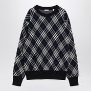 Burberry Check-pattern wool blend sweater