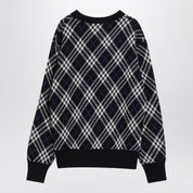 Burberry Check-pattern wool blend sweater