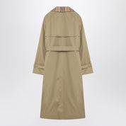 Burberry Castleford double-breasted trench with Check collar