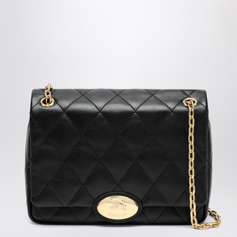 Burberry Strand large bag in quilted black leather