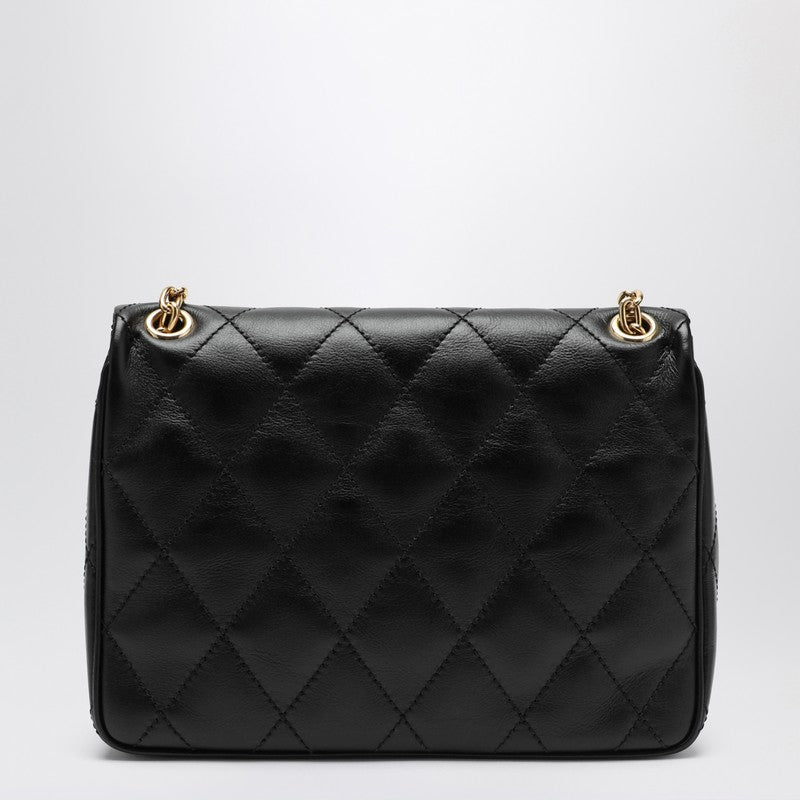 Burberry Strand large bag in quilted black leather