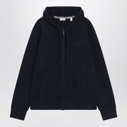 Burberry Navy blue zip-up cardigan