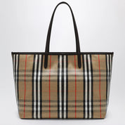 Burberry Medium Highlands Tote bag in Check pattern