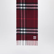 Burberry Cashmere scarf with Check pattern