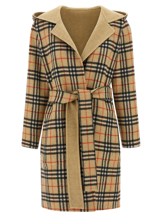 Burberry Hampshire Reversible Coat — Women’s Wrap Coat