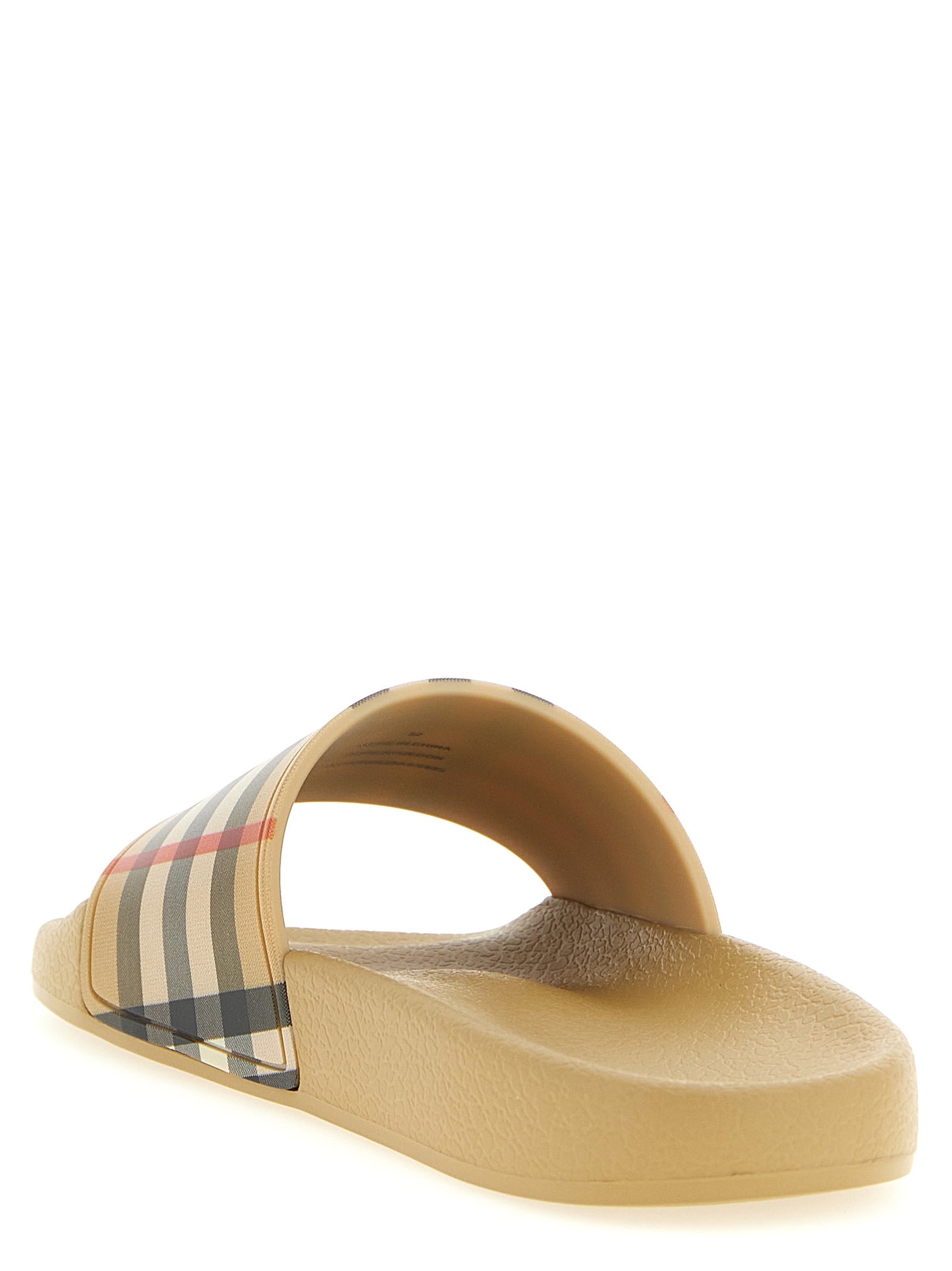 Burberry Furley Slides - Beige Sandals for Kids