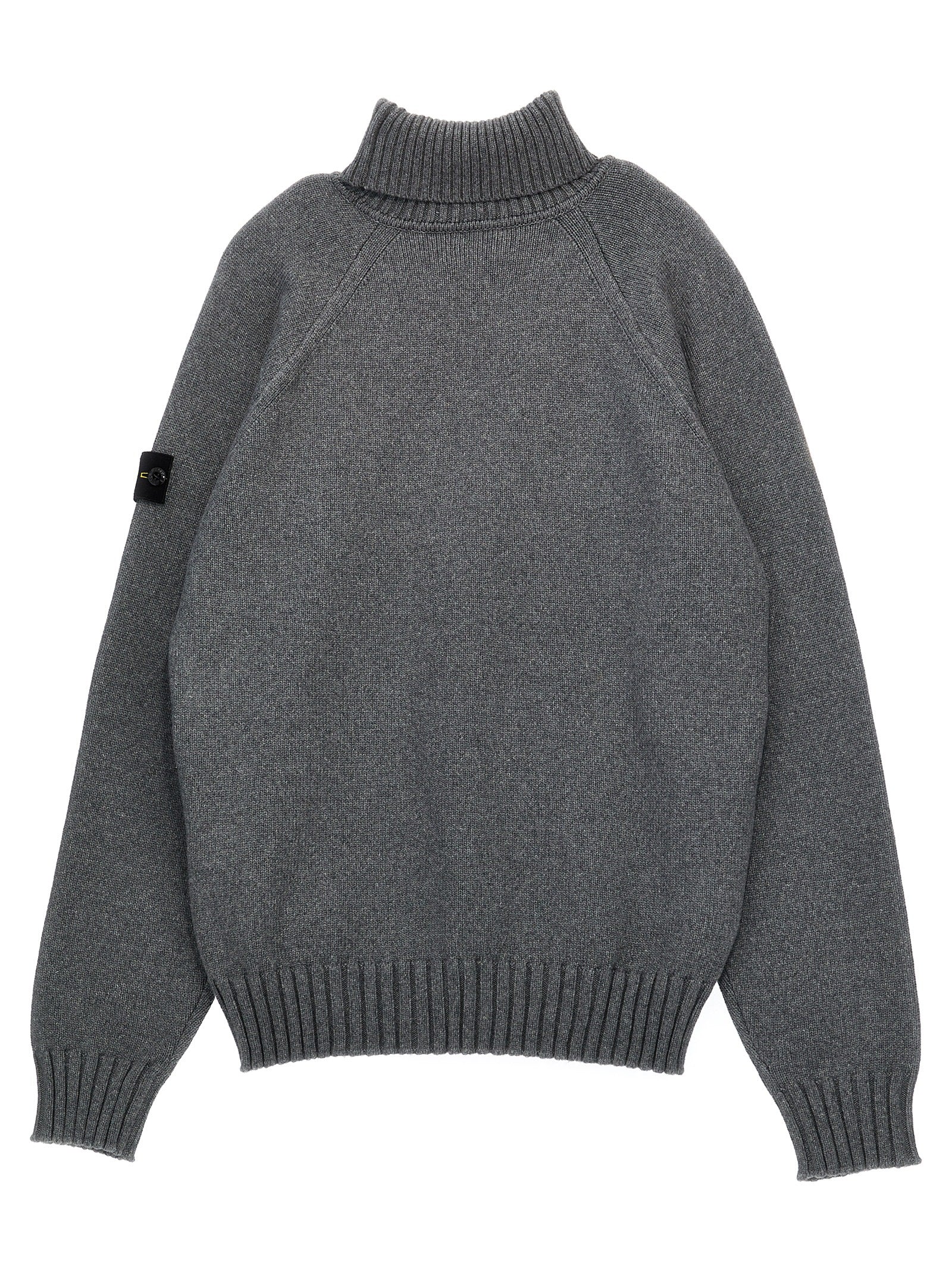 Stone Island Junior Knitwear — Logo Badge Sweater