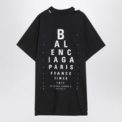 Balenciaga Optical black oversized T-shirt