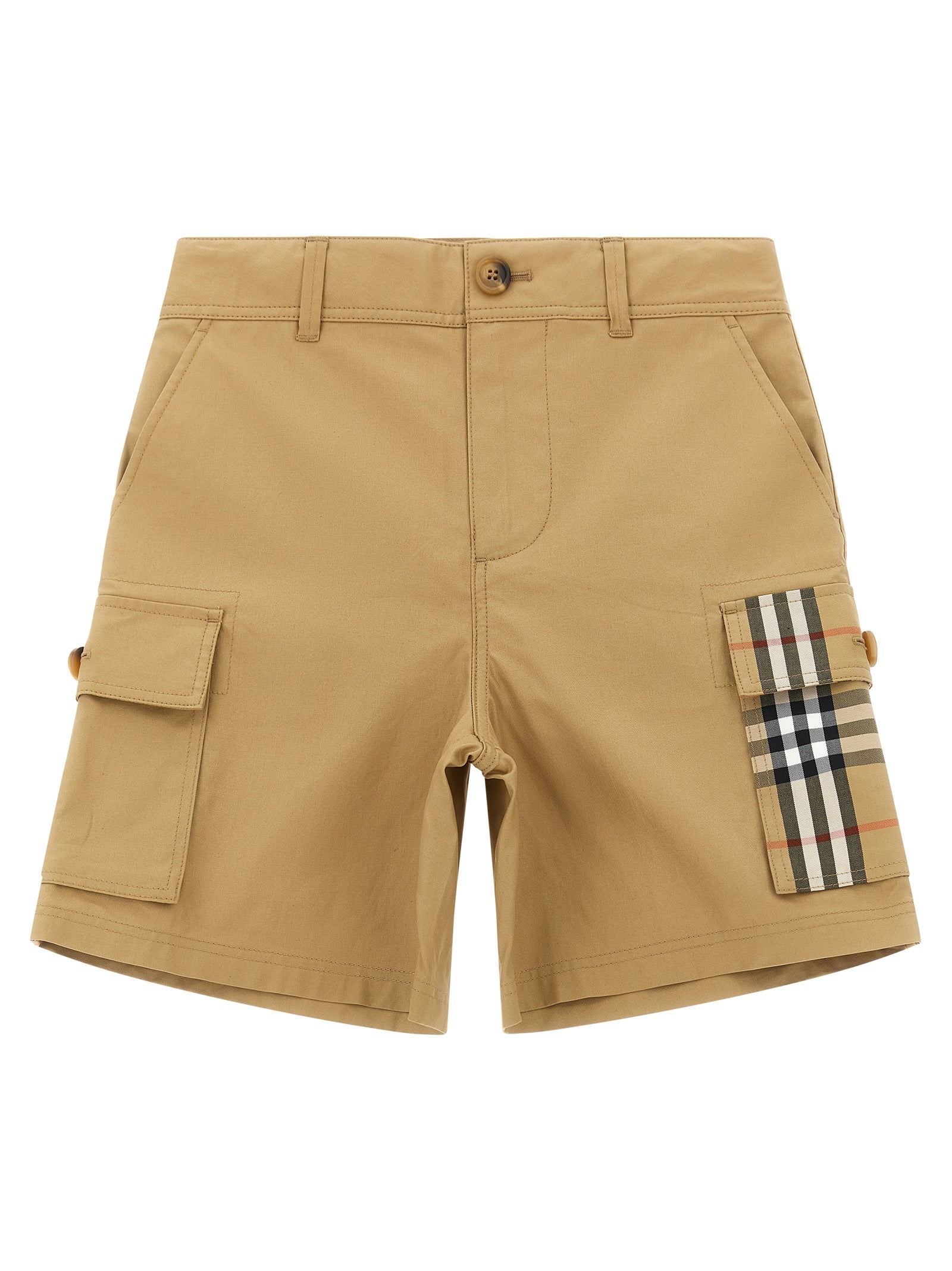 Burberry Oscar Bermuda Shorts — Short Trousers, Beige