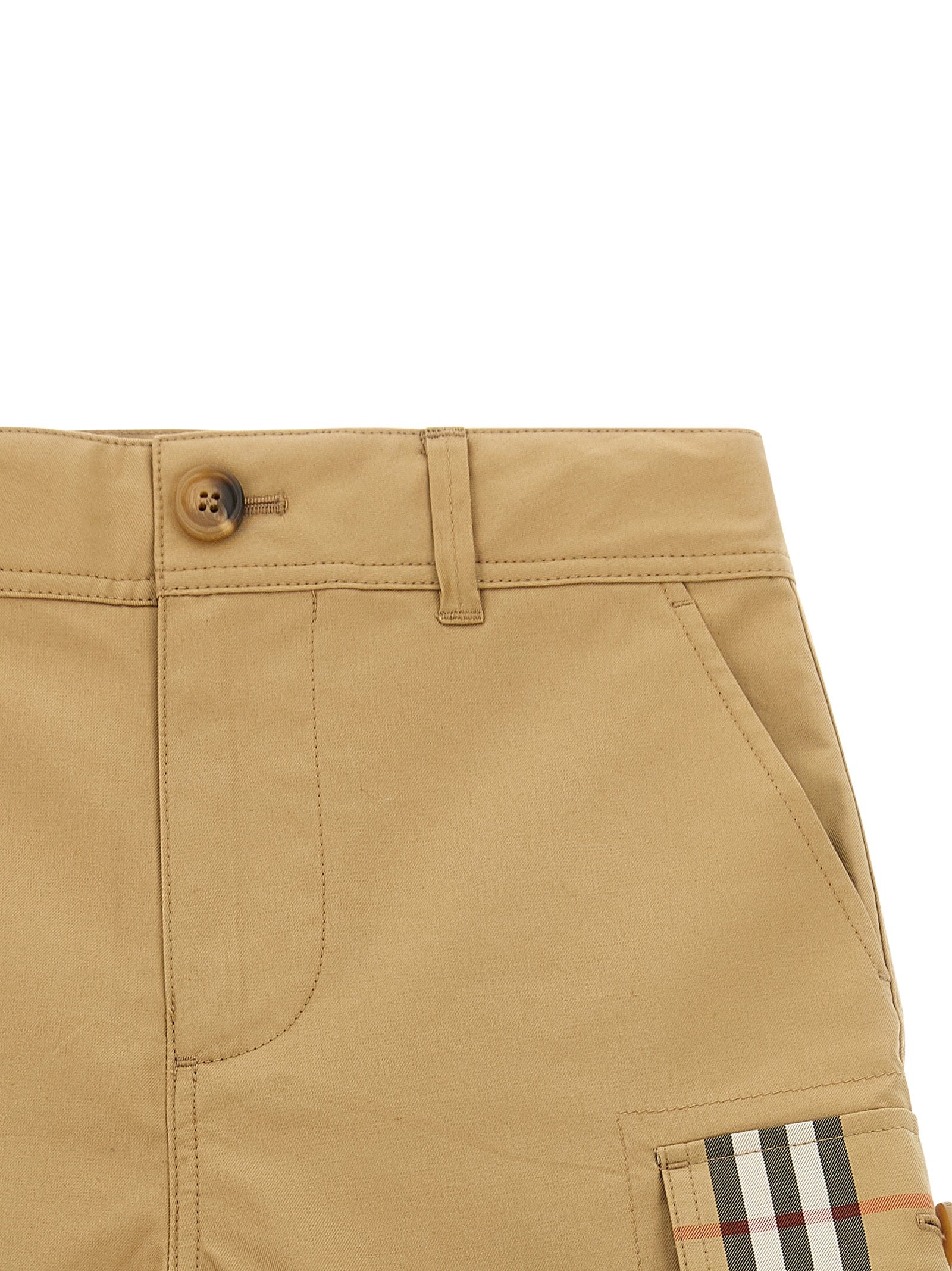 Burberry Oscar Bermuda Shorts — Short Trousers, Beige
