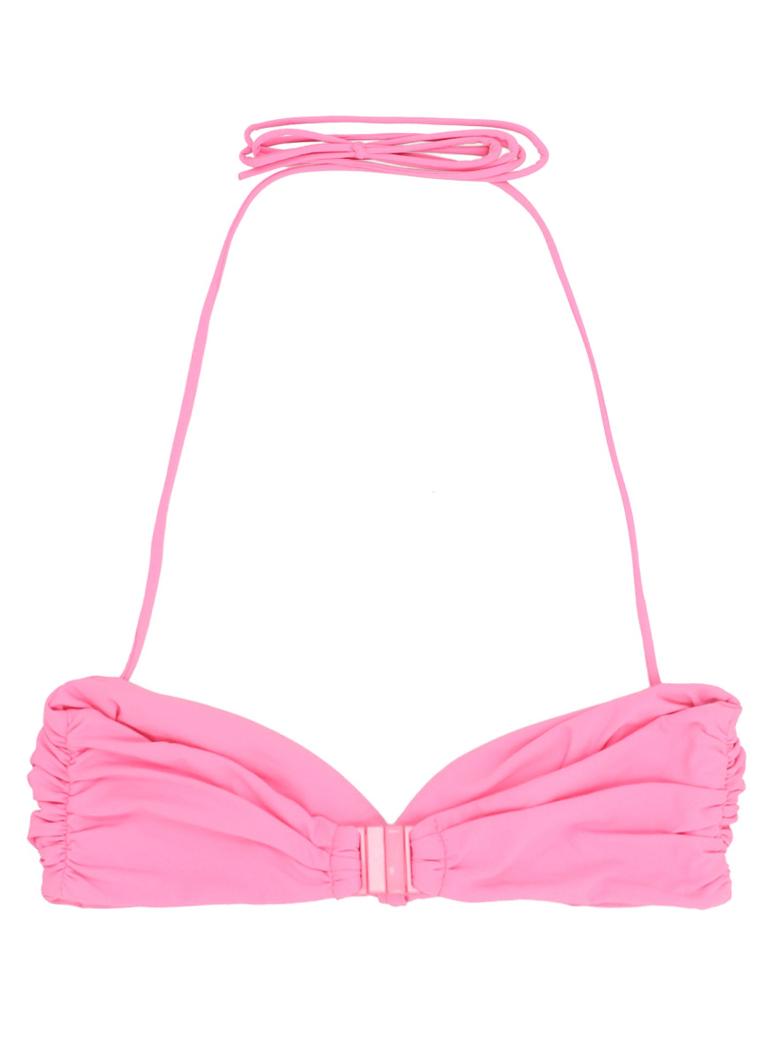 Magda Butrym Knot Bikini Top — Pink Beachwear
