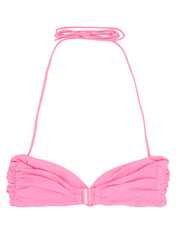 Magda Butrym Knot Bikini Top — Pink Beachwear
