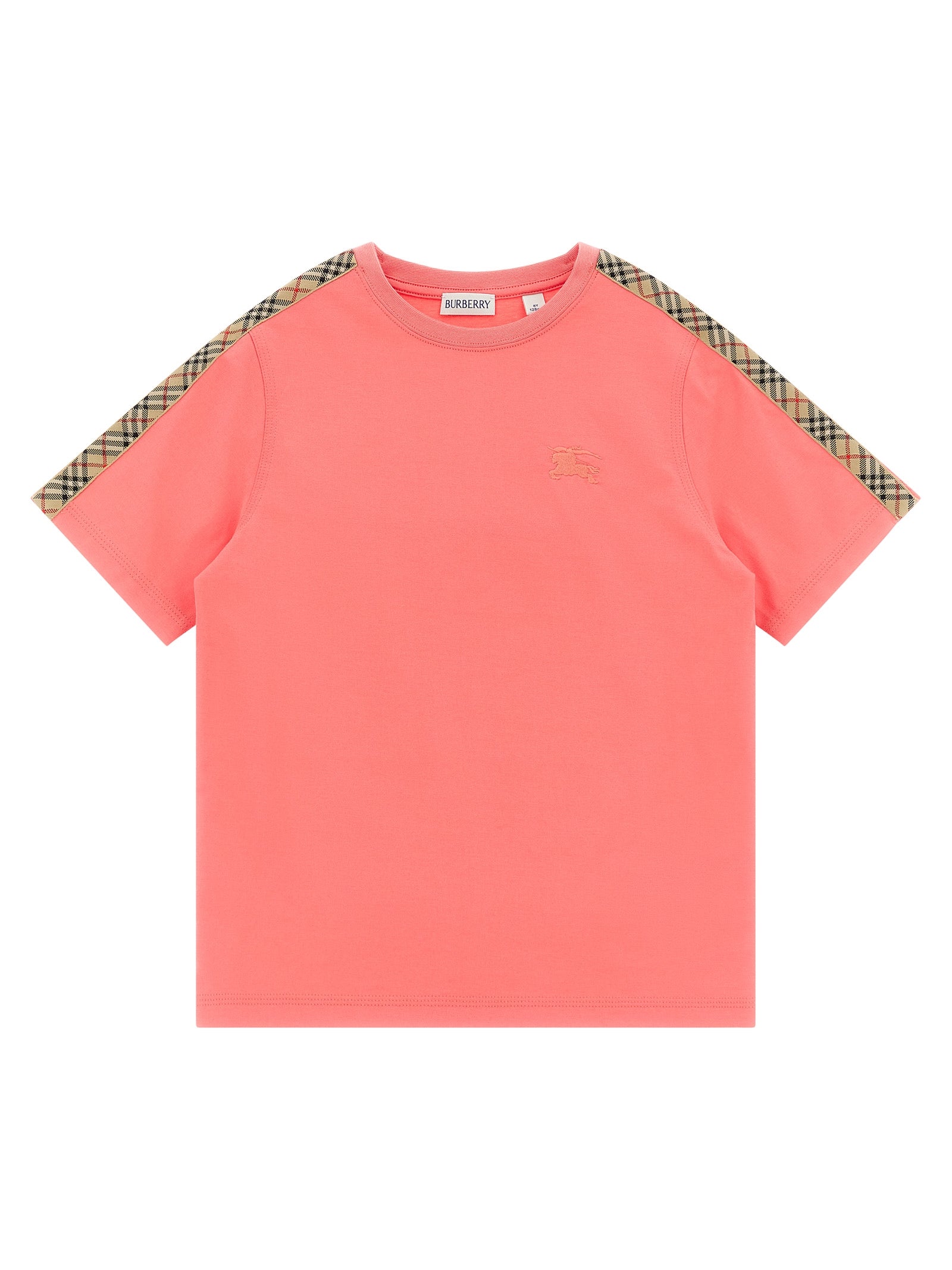 Burberry Cedar T‑shirt — Pink Topwear, Crew Neck