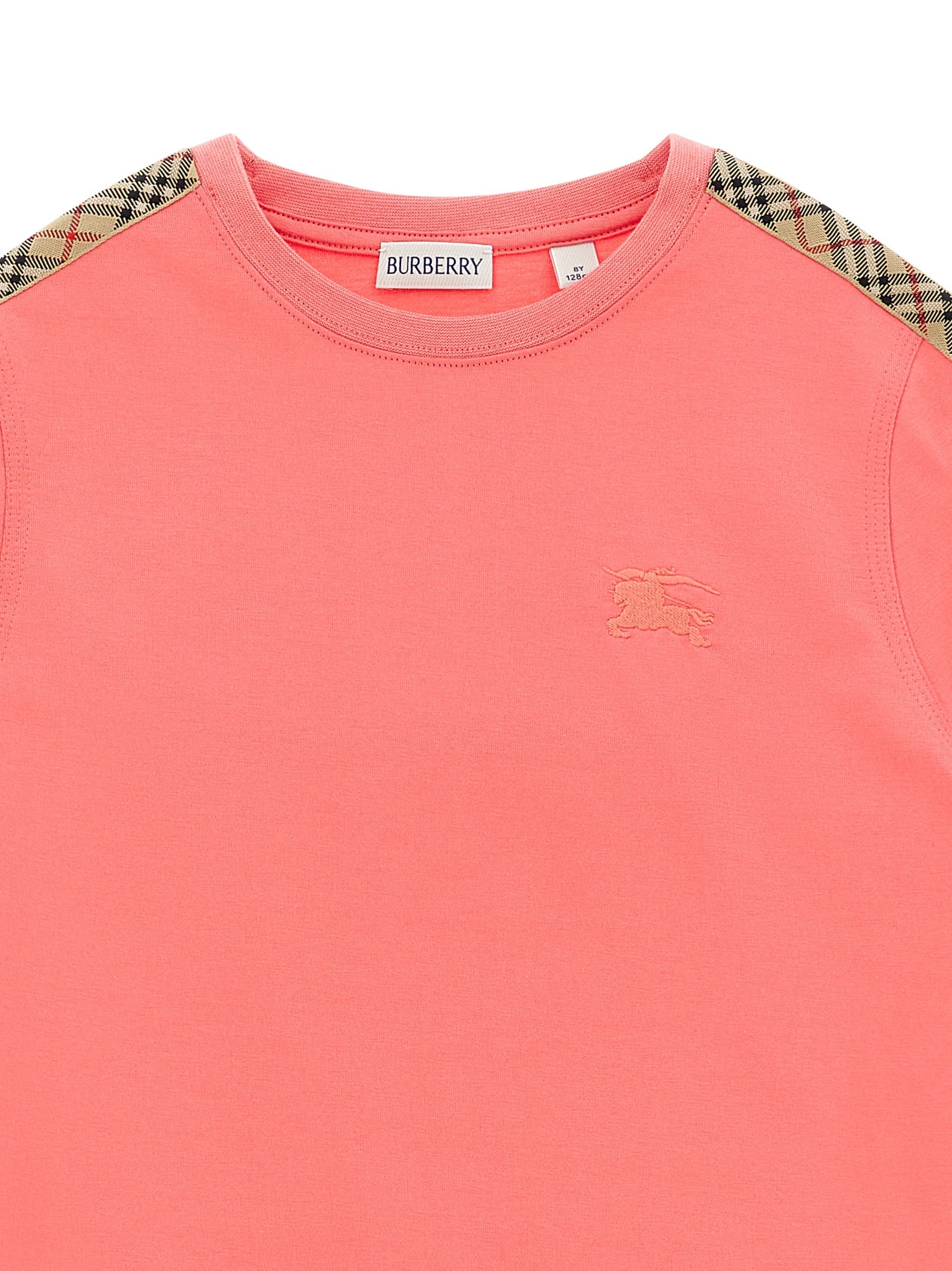 Burberry Cedar T‑shirt — Pink Topwear, Crew Neck