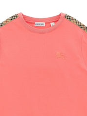 Burberry Cedar T‑shirt — Pink Topwear, Crew Neck