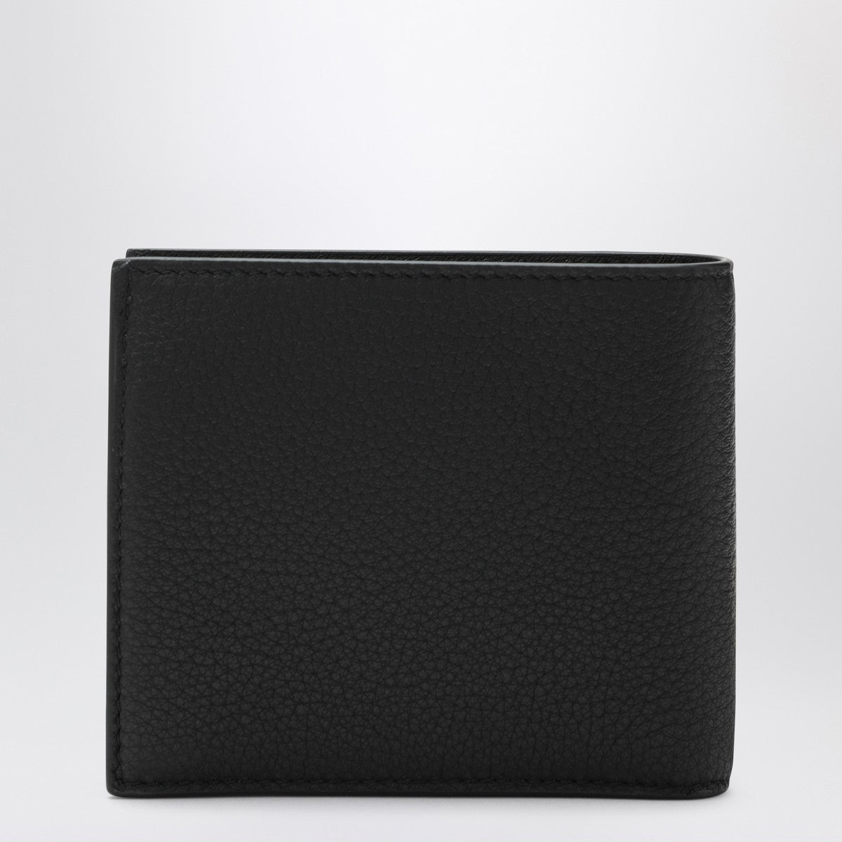 Balenciaga Black bi-fold Credit wallet in hammered leather