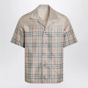 Burberry Beige shirt with shaded Check pattern