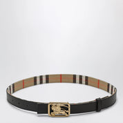 Burberry Reversible Rider belt in sand beige/Brown Peat