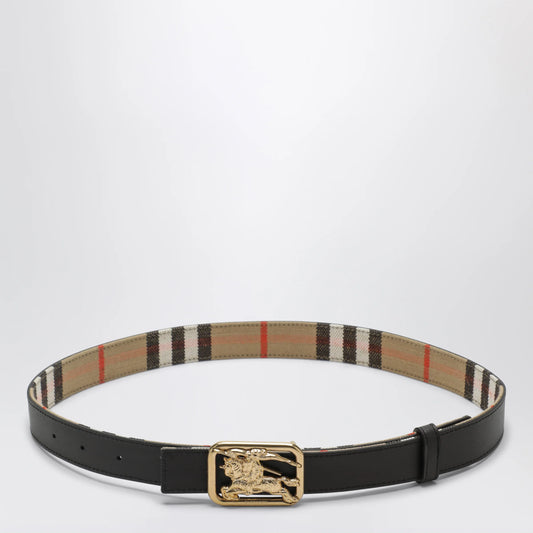 Burberry Reversible Rider belt in sand beige/Brown Peat