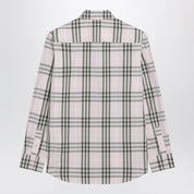 Burberry Pink cotton Check pattern shirt