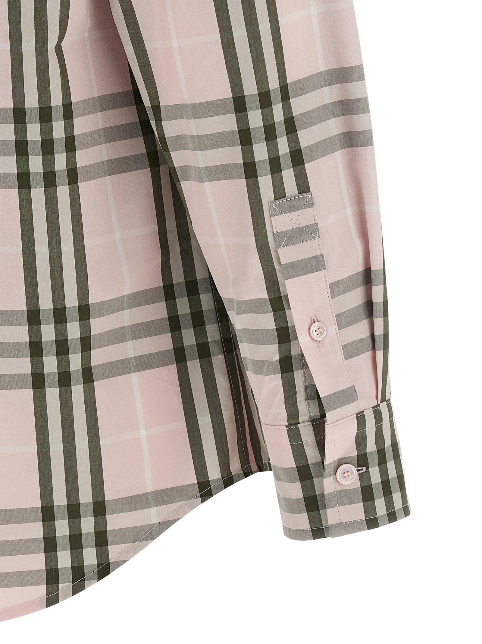 Burberry Emma Shirt — Pink Cotton Poplin Shirt