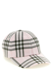 Burberry Pink Check Cap — Women's Designer Hat
