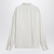 Camisa de rayas de Saint Laurent en mezcla de seda