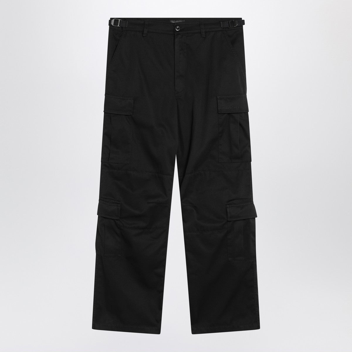 Pantalon cargo noir Balenciaga en coton mélangé