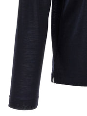 Zanone Light Wool T-shirt — Men's Slim Blue Topwear
