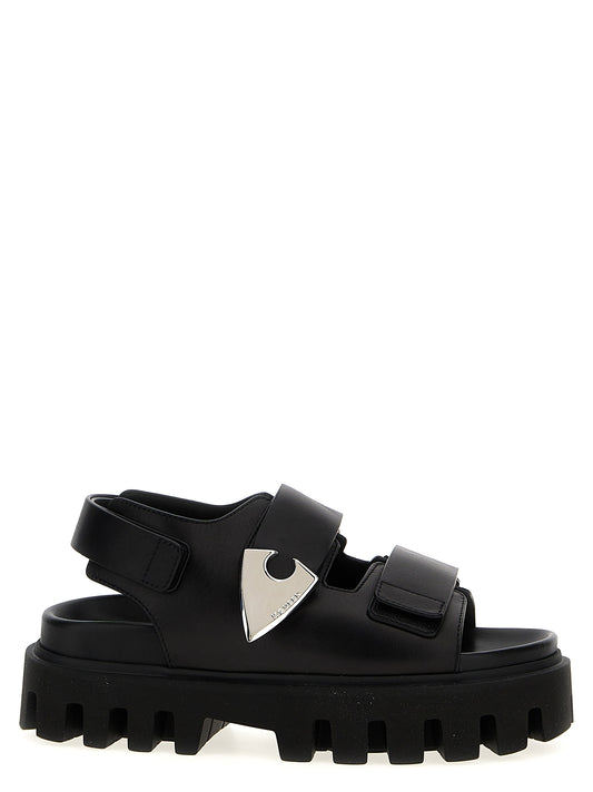 Alexander McQueen Parachute Sandals — Women's Black