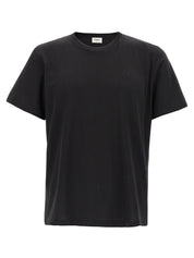 Saint Laurent Cassandre Embroidery T-Shirt — Men’s Topwear