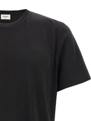 Saint Laurent Cassandre Embroidery T-Shirt — Men’s Topwear
