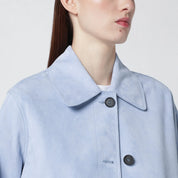 Sword 6644 Light blue leather jacket