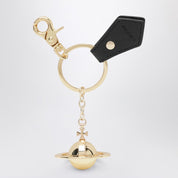 Vivienne Westwood Gold metal 3D Orb keyring