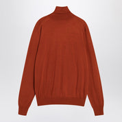 Saint Laurent Red turtleneck sweater in wool