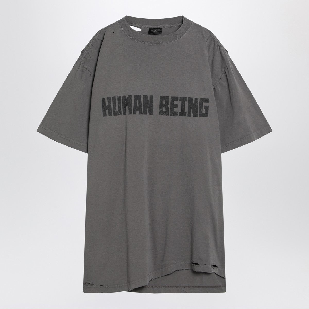 Balenciaga Human Being grey t-shirt