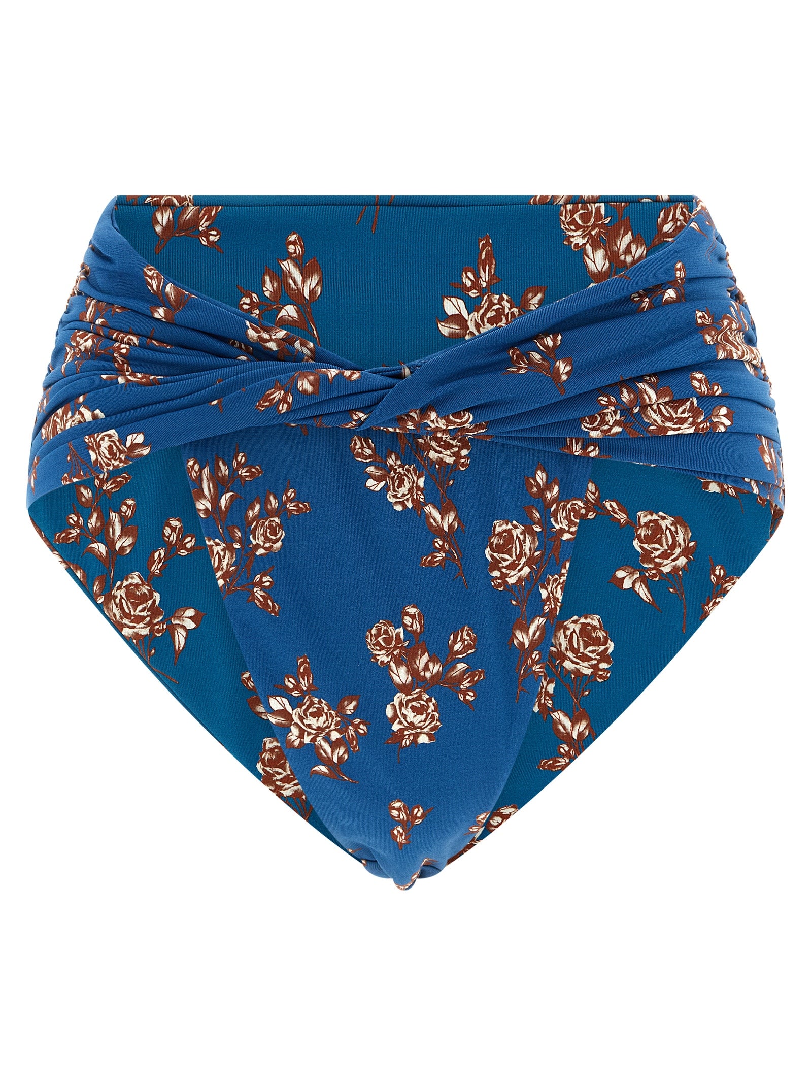 Magda Butrym 02 Bikini Briefs — High‑Waist Blue | Aumifour