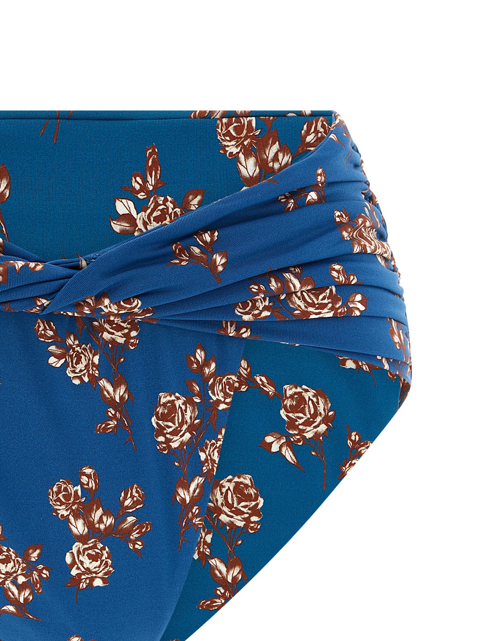 Magda Butrym 02 Bikini Briefs — High‑Waist Blue | Aumifour