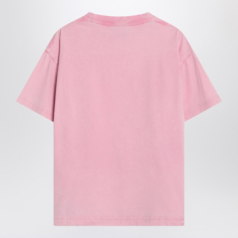 Balenciaga Laurel Classic pink boxy T-shirt