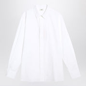Camisa Saint Laurent Cassandre blanca de algodón