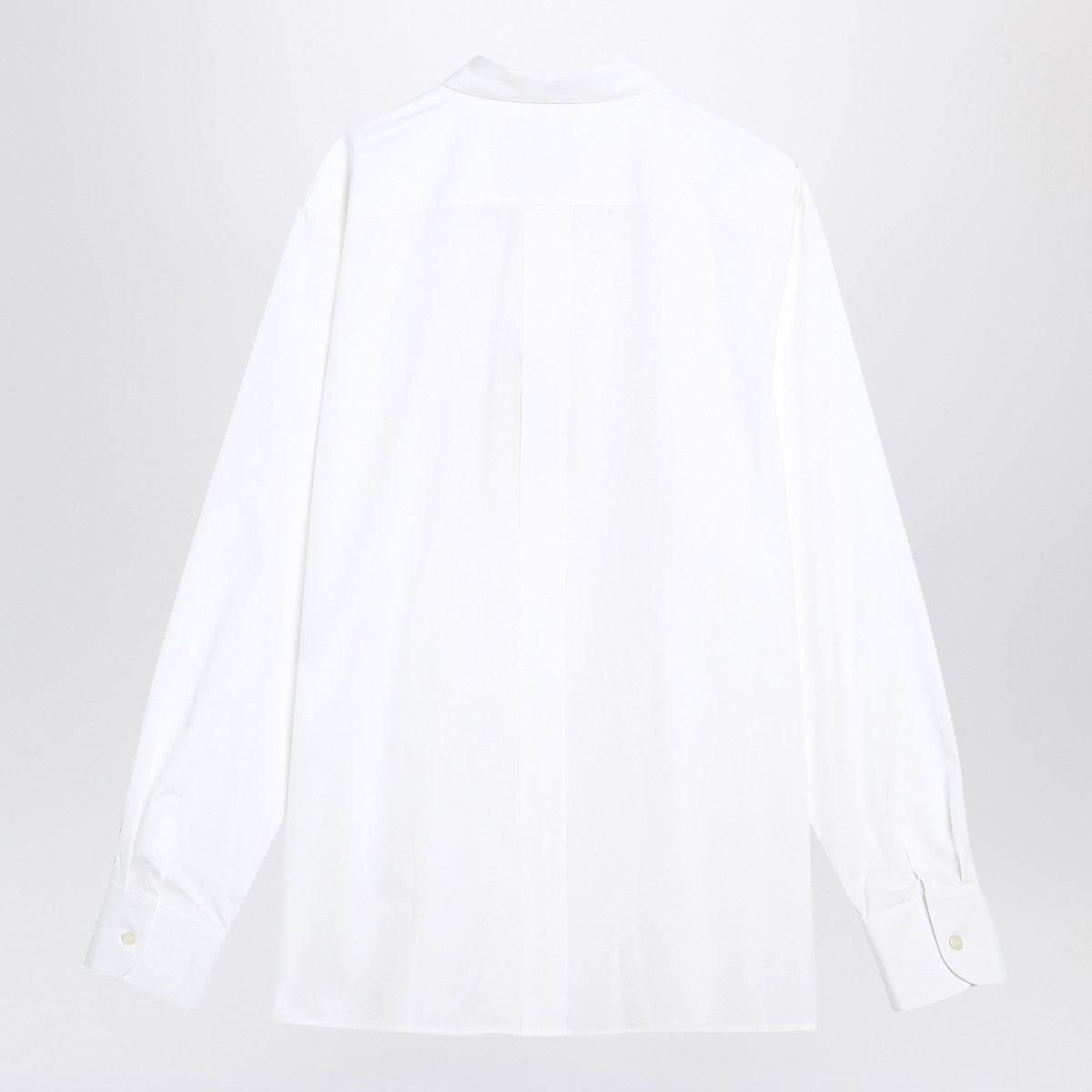 Camisa Saint Laurent Cassandre blanca de algodón